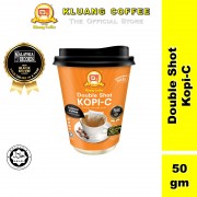 Kluang Coffee Cap Televisyen Double Shot Kopi-C To-Go Cup